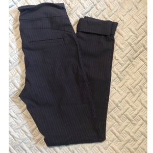 Navy Pin Stripe Pant